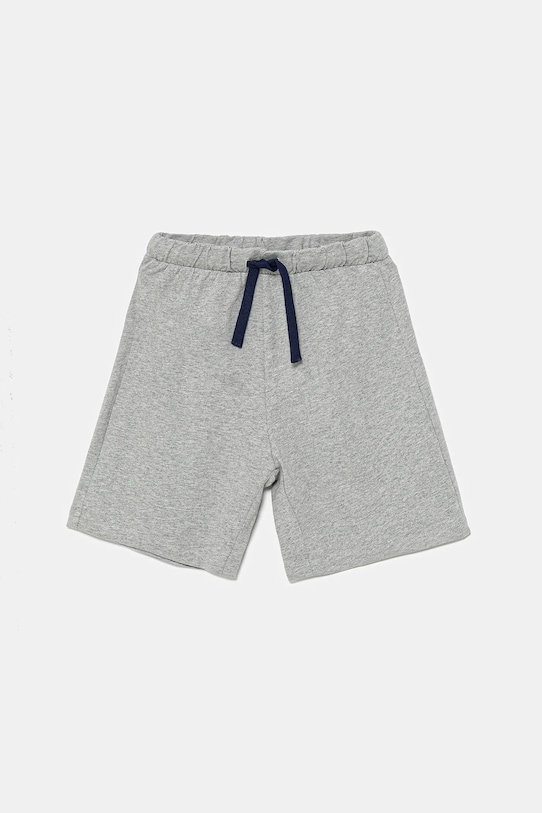 Дитячі бавовняні шорти United Colors of Benetton гладкий сірий 3BL0C903L.G.NOS