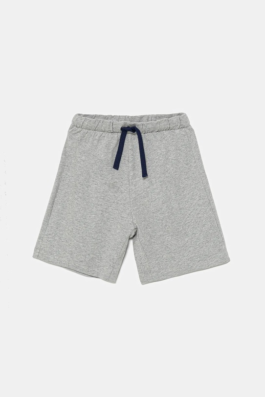 Детские хлопковые шорты United Colors of Benetton гладкий серый 3BL0C903L.G.NOS