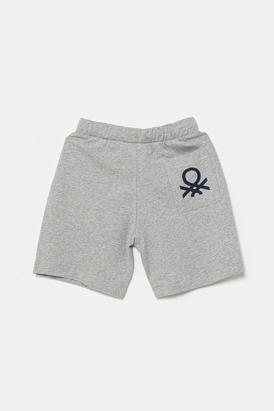 Детские хлопковые шорты United Colors of Benetton 3BL0C903L.G.NOS серый AA00