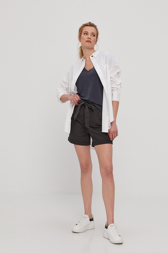 Vero Moda Szorty z elastanem szary 10225993