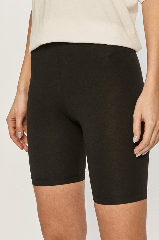 Šortky Pieces s elastanom čierna 17101084