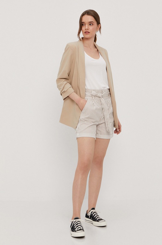Vero Moda Szorty 10225994 biały AA00