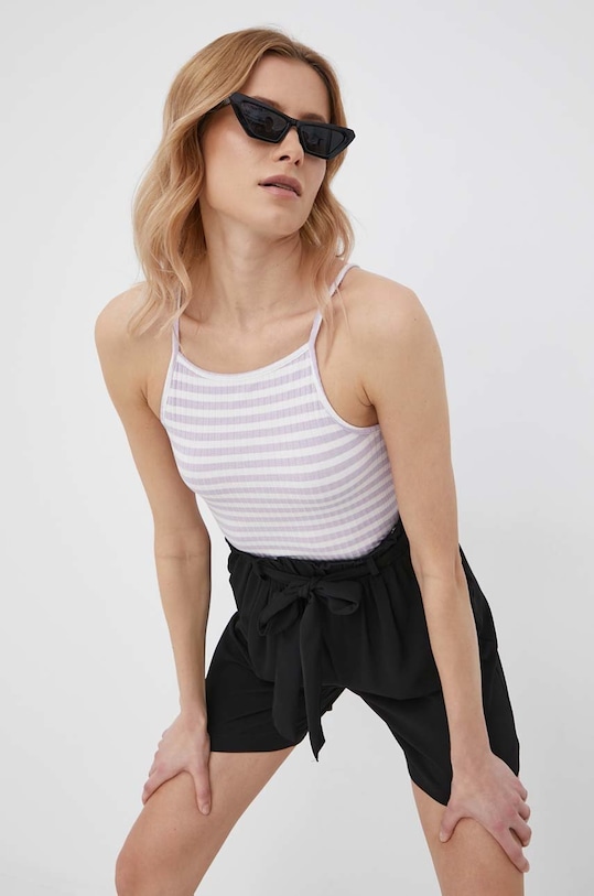 Šortky Pieces čierna 17103514.Black