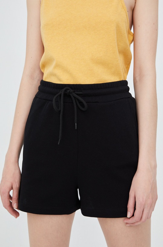 Šortky Pieces pletenina čierna 17118868.Black