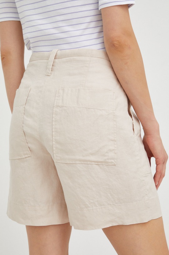 Одяг Лляні шорти Marc O'Polo M04064515103 бежевий