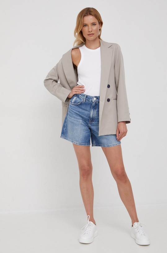 Marc O'Polo szorty jeansowe DENIM bawełna niebieski M44924313031