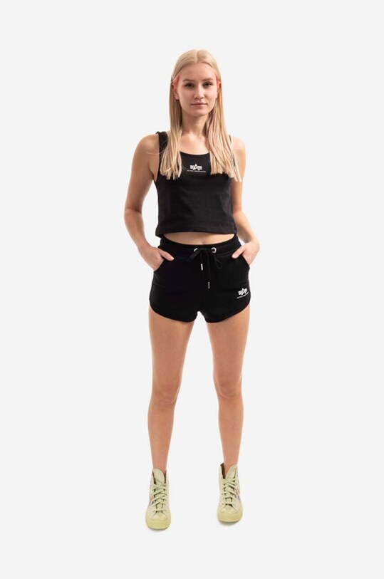 Alpha Industries szorty Basic 116054.03 czarny AA00