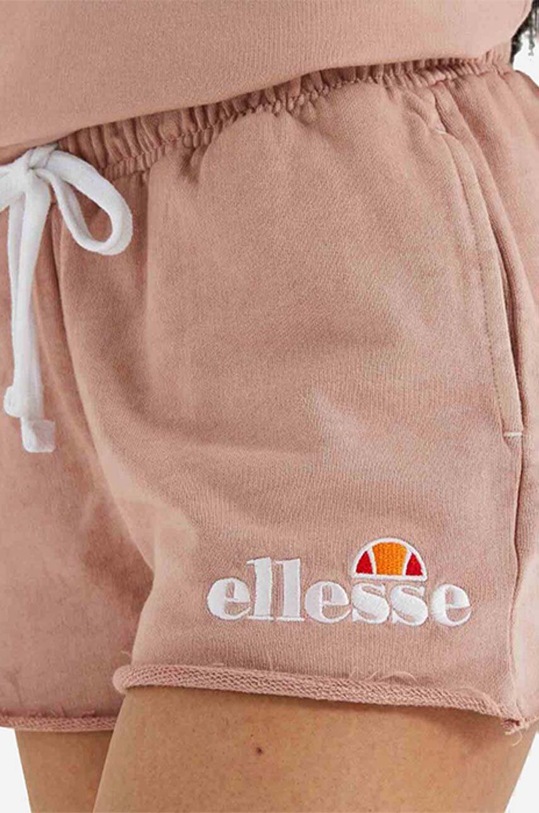 Дрехи Памучен къс панталон Ellesse Colieur SGM14015 розов