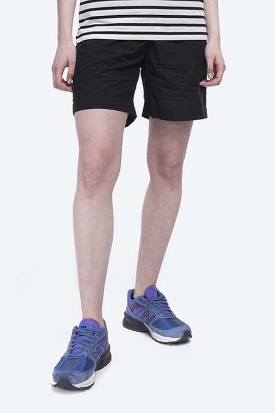 Norse Projects pantaloni scurți din bumbac Sophia Light bumbac negru NW35.0036.9999