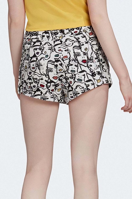 adidas Originals cotton shorts Highlight x Fiorucci FL4144 white AA00