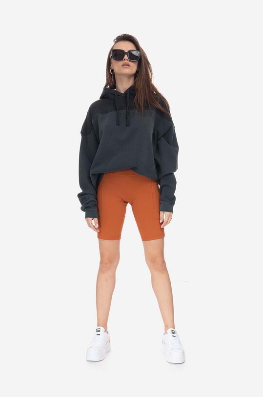 Fjallraven pantaloni scurti Abisko tricotaj portocaliu F87138.243