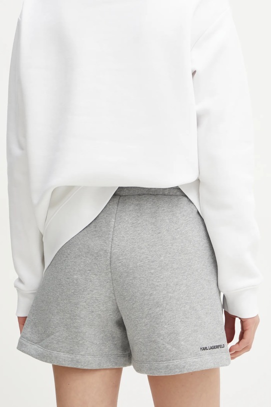 Odzież Karl Lagerfeld szorty IKON A1W10138 szary