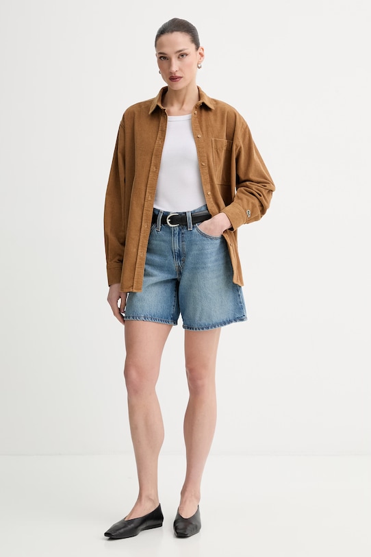 Rifľové krátke nohavice Levi's 94 BAGGY SHORT 001JO modrá AA00