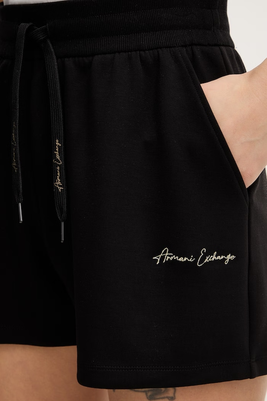Armani Exchange szorty czarny XW000838.AF13397.NOS