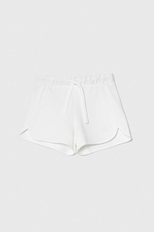 United Colors of Benetton pantaloni scurți din bumbac pentru copii uni alb 3J70G900O.P.NOS.PPYH