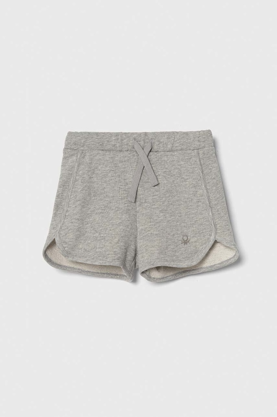 Παιδικό βαμβακερό σορτς United Colors of Benetton casual γκρί 3J70G900O.P.NOS.PPYH