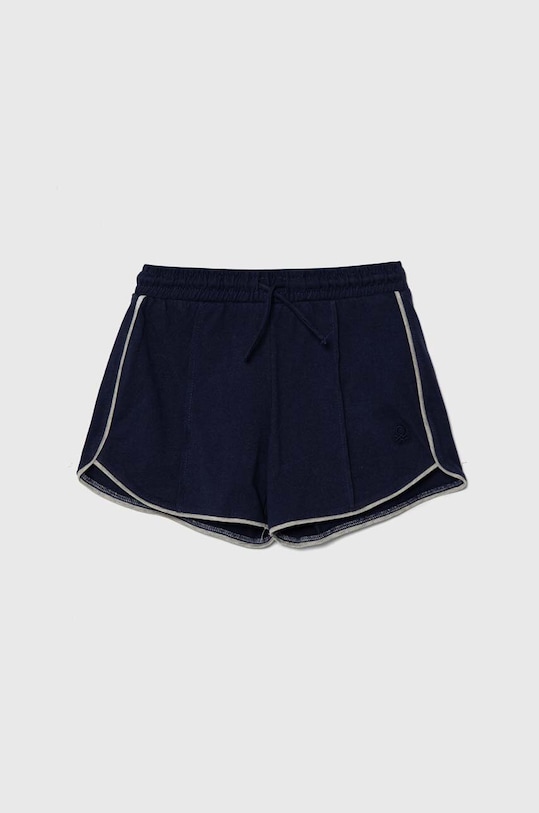 Detské bavlnené šortky United Colors of Benetton bavlna tmavomodrá 3BL0C901E.G.NOS.PPYH