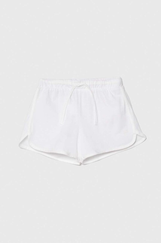 Детские хлопковые шорты United Colors of Benetton casual белый 3I1XC901F.G.Continuativ