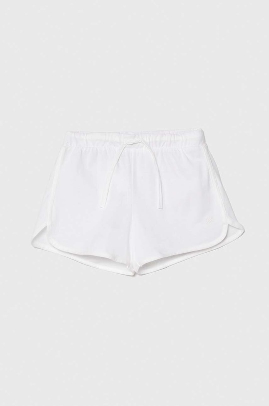 Παιδικό βαμβακερό σορτς United Colors of Benetton casual λευκό 3I1XC901F.G.Continuativ