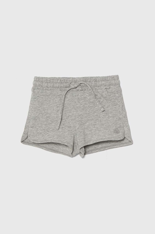 Παιδικό βαμβακερό σορτς United Colors of Benetton casual γκρί 3I1XG900N.P.Continuativ