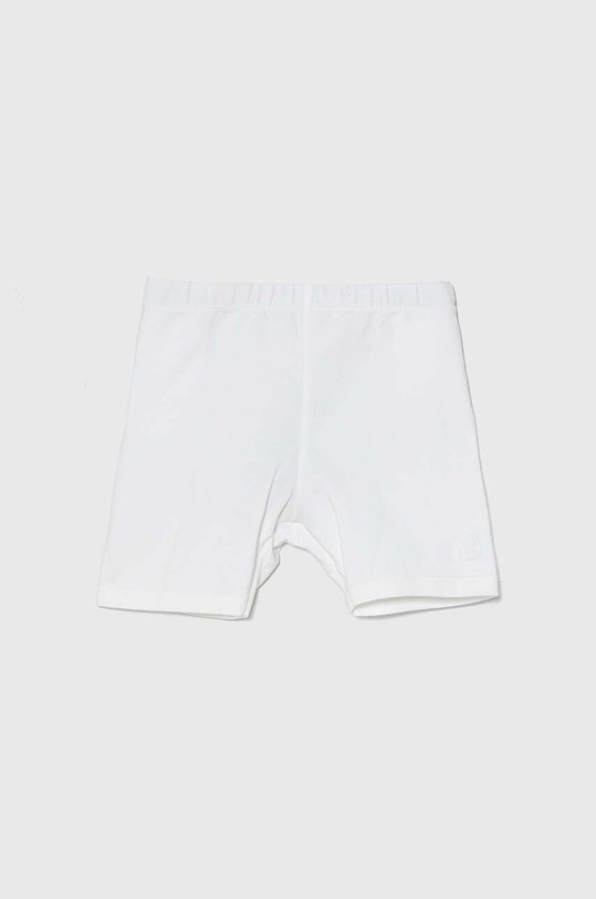 Dětské kraťasy United Colors of Benetton pletenina bílá 3MT1G900R.P.Continuativ