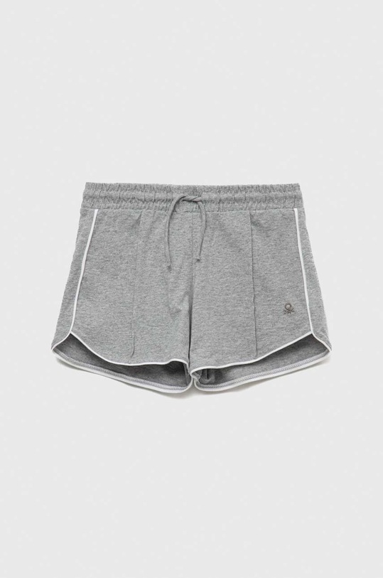United Colors of Benetton szorty bawełniane dziecięce casual szary 3BL0C901E.G.NOS