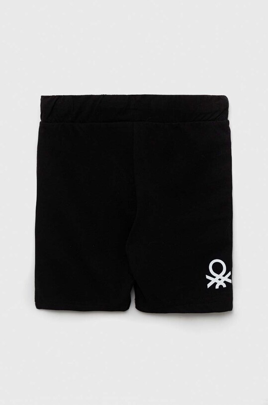 United Colors of Benetton pantaloni scurți din bumbac pentru copii 3BL0G900Q.P.NOS negru AA00