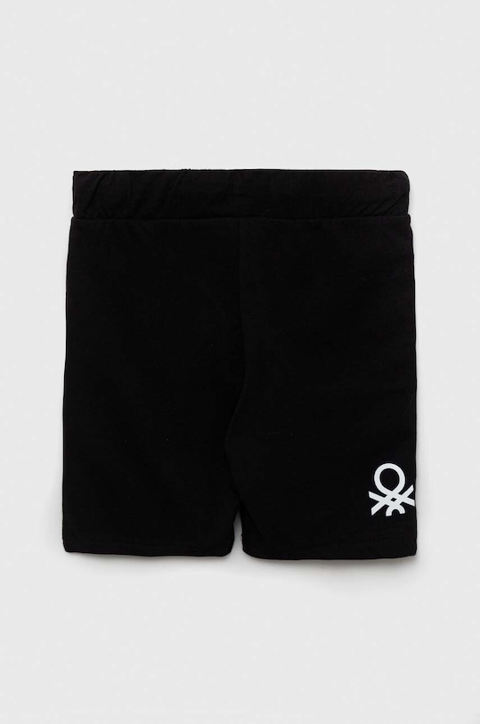 United Colors of Benetton pantaloni scurți din bumbac pentru copii 3BL0G900Q.P.NOS negru AA00