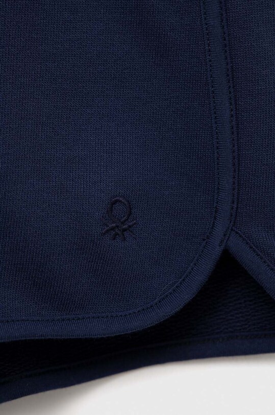 Băieți United Colors of Benetton pantaloni scurți din bumbac pentru copii 3J70G900O.P.NOS bleumarin