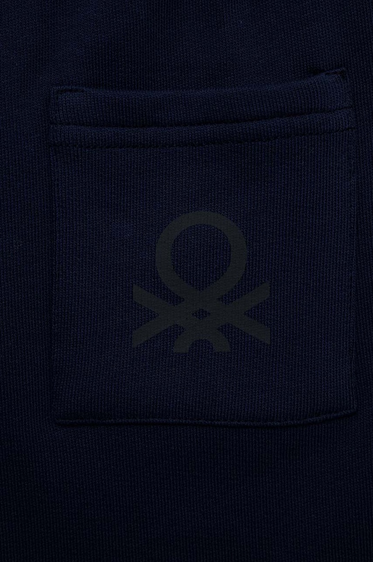 Deklice Otroške bombažne kratke hlače United Colors of Benetton 3J70G900P.P.NOS mornarsko modra