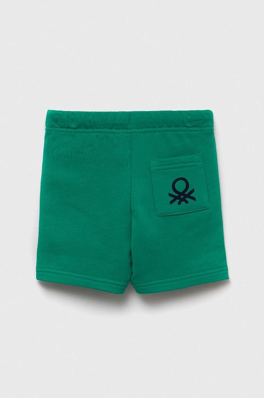 United Colors of Benetton pantaloni scurți din bumbac pentru copii 3J70G900P.P.NOS verde AA00