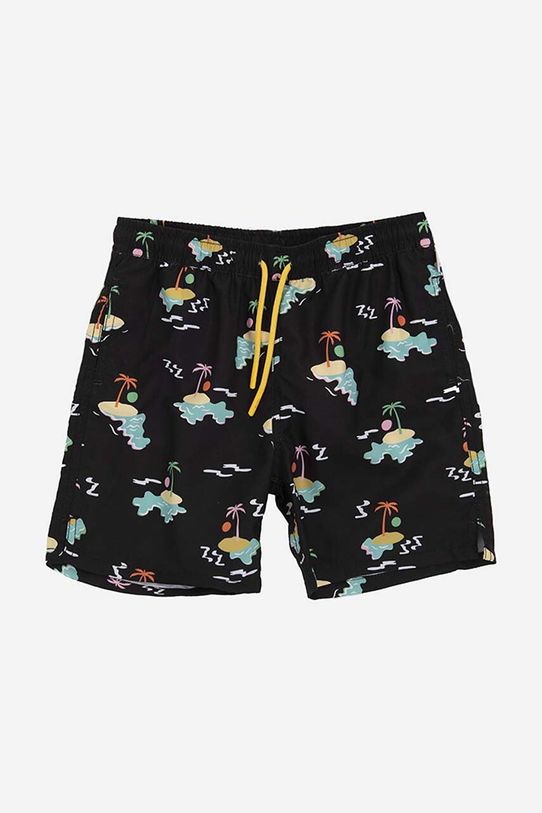 Dječje kratke hlače Happy Socks Island In The Sun casual crna KISL116.9300