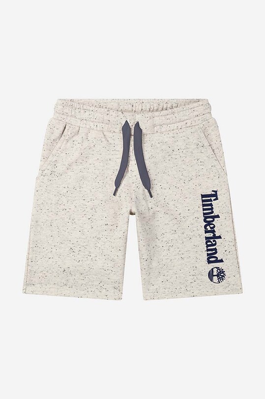 Дитячі шорти Timberland Bermuda Shorts меланж бежевий T24B71.C11