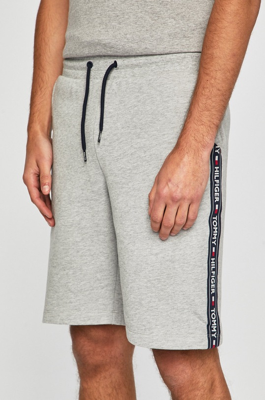 Tommy Hilfiger - Σορτς πλεκτό ύφασμα γκρί UM0UM00707