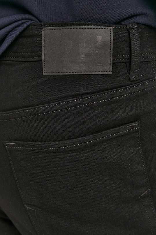 Rifľové krátke nohavice Selected Homme čierna 16071940