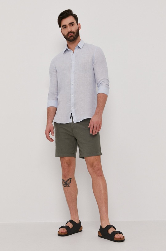 Selected Homme Szorty 16079389 zielony AA00