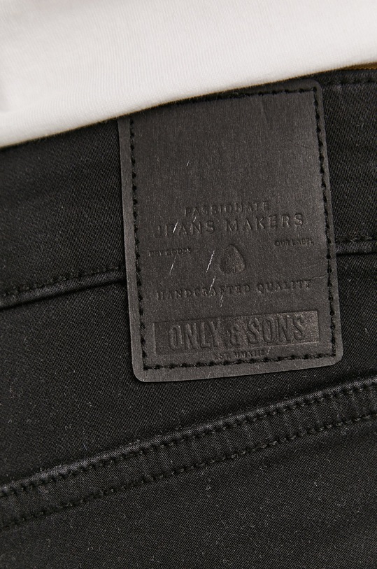 Džínové šortky Only & Sons černá 22018581