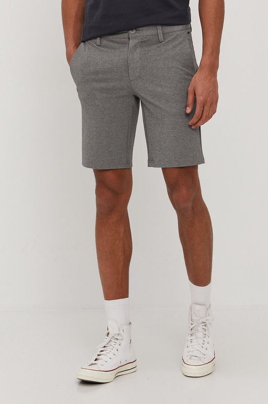 Only & Sons Szorty z elastanem szary 22018667