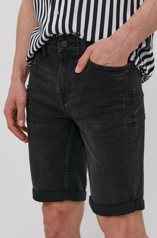 Only & Sons Szorty jeansowe z elastanem szary 22019562