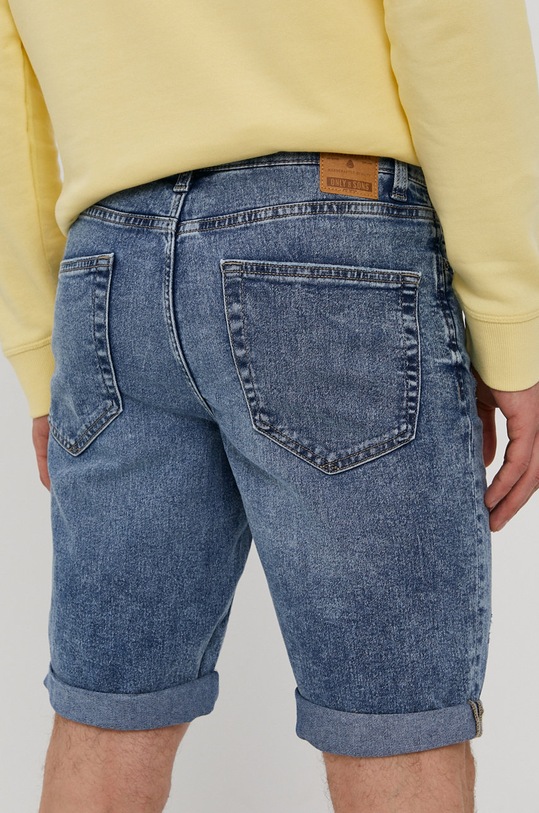Odzież Only & Sons Szorty jeansowe 22019567 niebieski