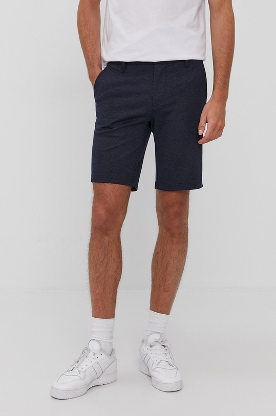 Only & Sons Szorty z elastanem granatowy 22018669