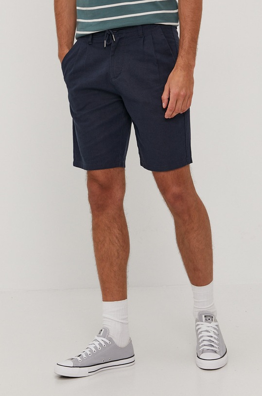 Šortky Only & Sons látka tmavomodrá 22019201