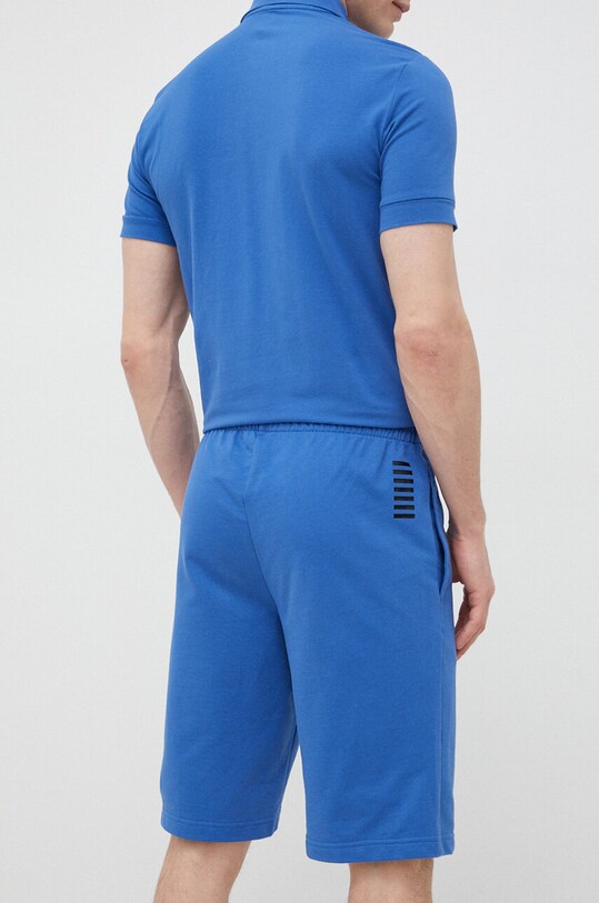 Ruházat EA7 Emporio Armani pamut rövidnadrág 8NPS02.PJ05Z kék