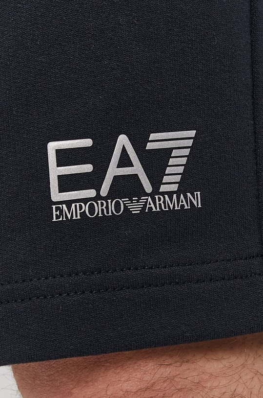 Bavlnené šortky EA7 Emporio Armani 8NPS02.PJ05Z tmavomodrá