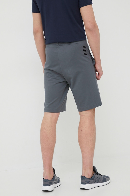 Odzież EA7 Emporio Armani szorty bawełniane 8NPS02.PJ05Z szary