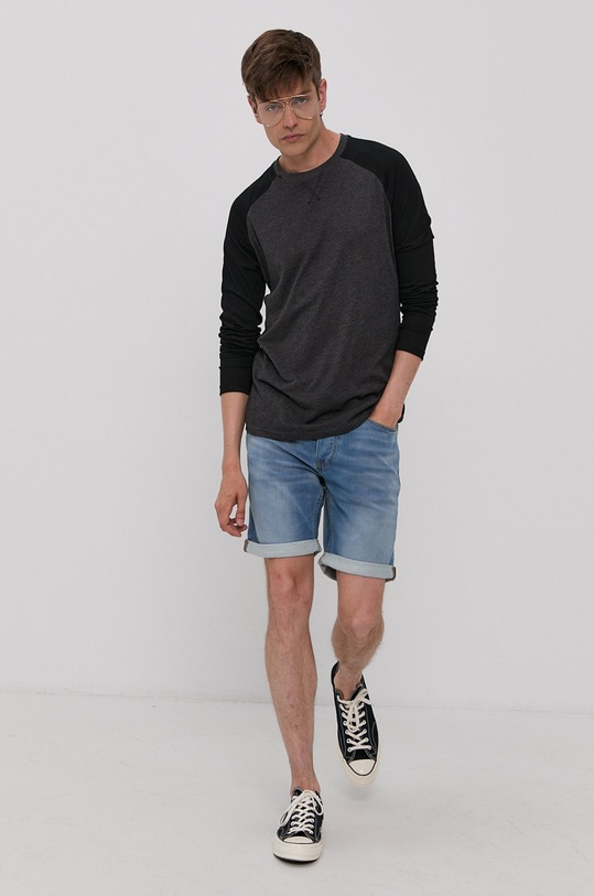 Rifľové krátke nohavice Jack & Jones 12166263 modrá AA00