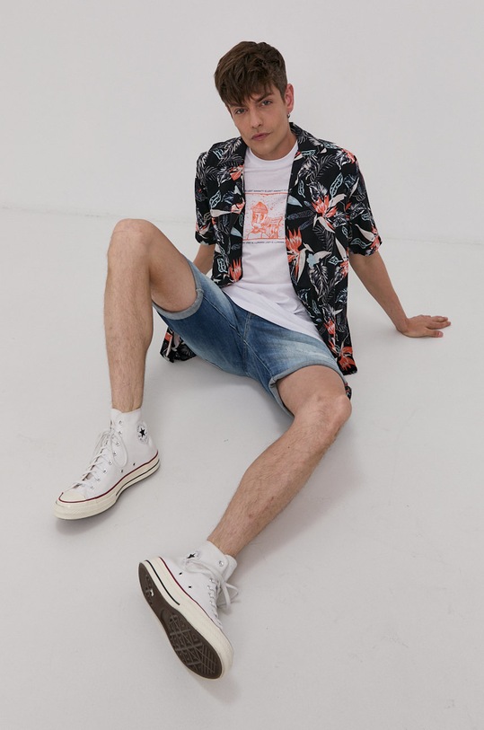 Rifľové krátke nohavice Jack & Jones 12171883 modrá AA00