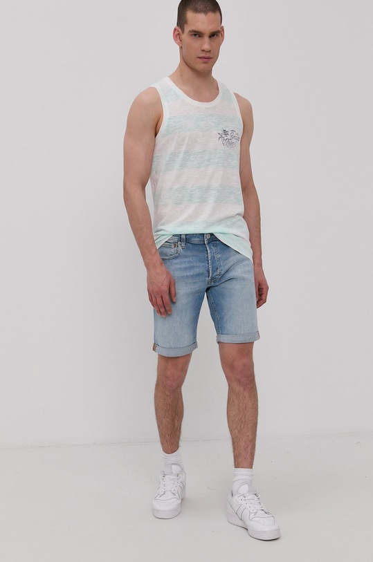 Džínové šortky Jack & Jones 12171897 modrá AA00
