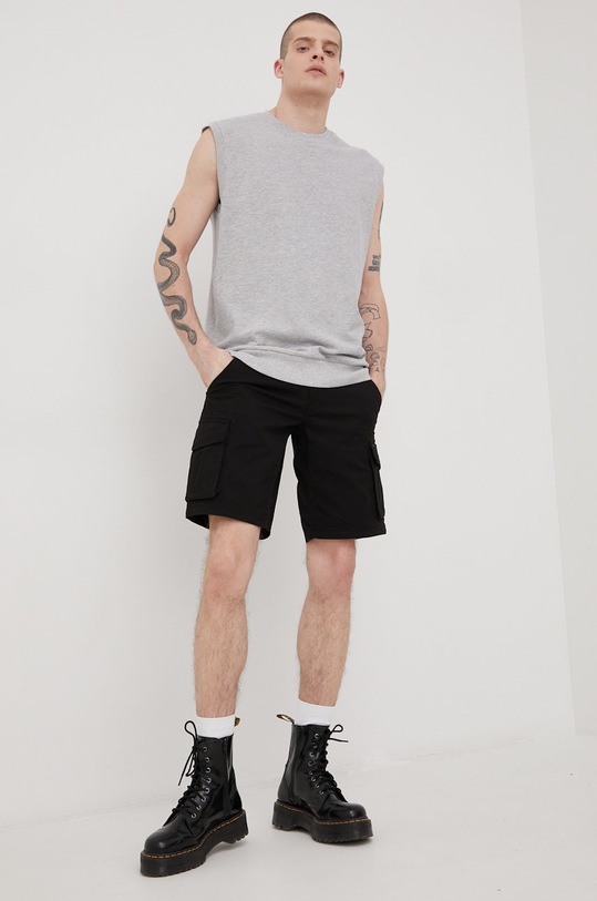 Only & Sons szorty tkanina czarny 22021459.Black