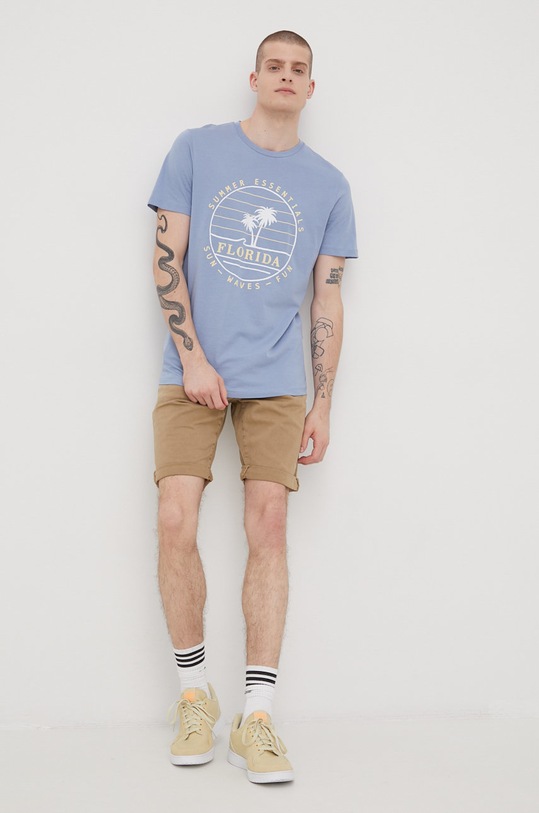 Only & Sons szorty 22021460.Chinchilla beżowy AA00